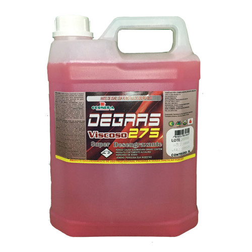 Degras 275 Desengraxante Viscoso Coimbra 5 Litros Preço por Litro R$ 9,70