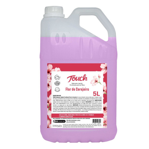 Sabonete Líquido Perolizado Flor de Cerejeira Touch 5 Litros Essenza