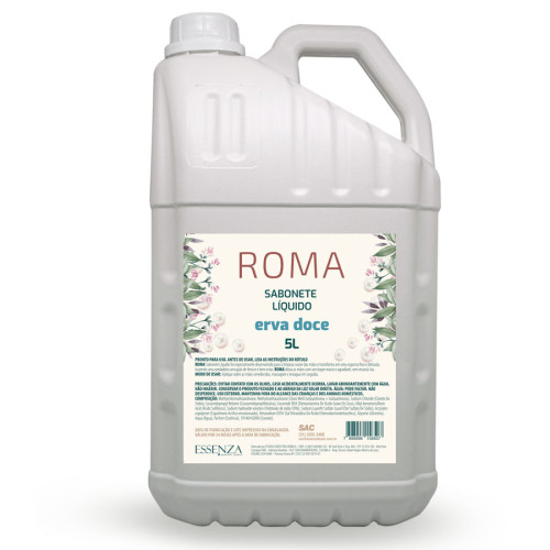 Sabonete Líquido Erva Doce Roma 5 Litros Essenza