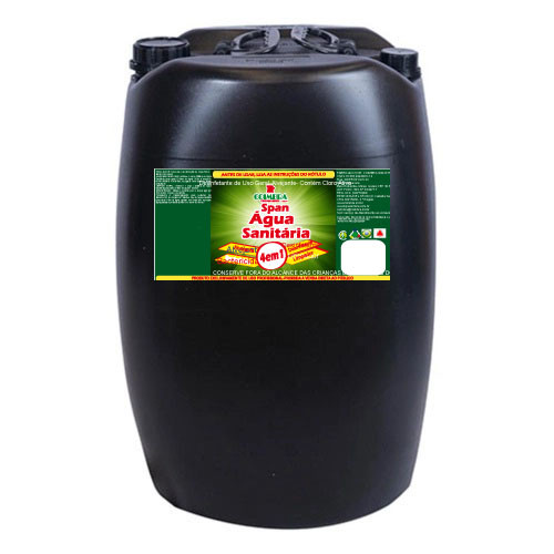 Span Água Sanitária 50 Litros Preço por Litro R$ 4,20