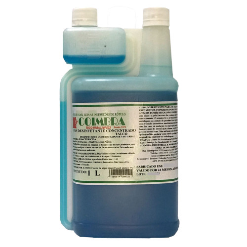 Span Desinfetante Concentrado Talco 1 Litro Com Dosador