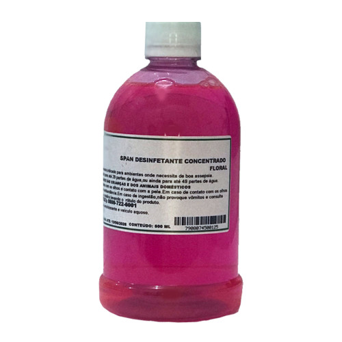 Span Desinfetante Concentrado Floral 500mL