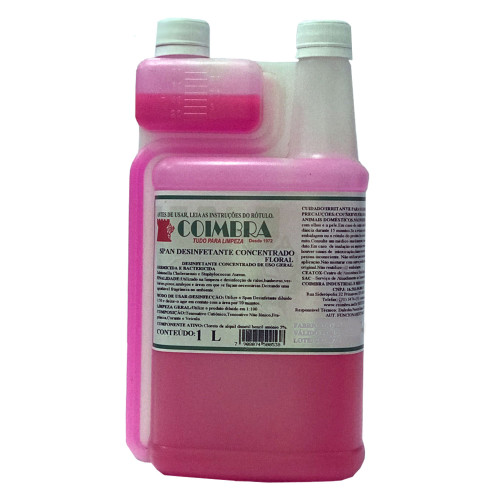 Span Desinfetante Concentrado Floral com Dosador 1 Litro 