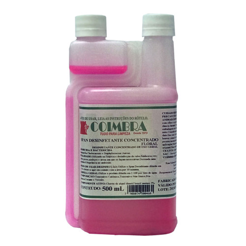 Span Desinfetante Concentrado Floral com Dosador 500mL 