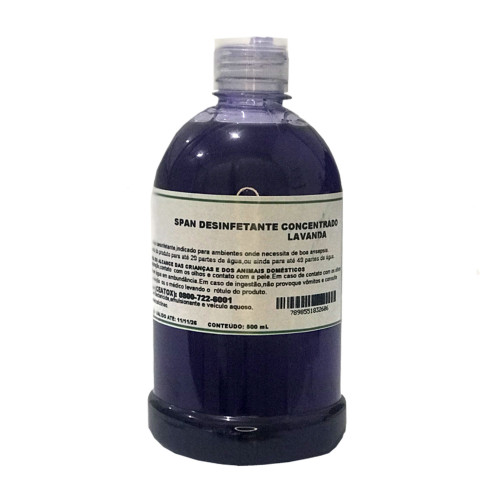 Span Desinfetante Concentrado Lavanda 500mL