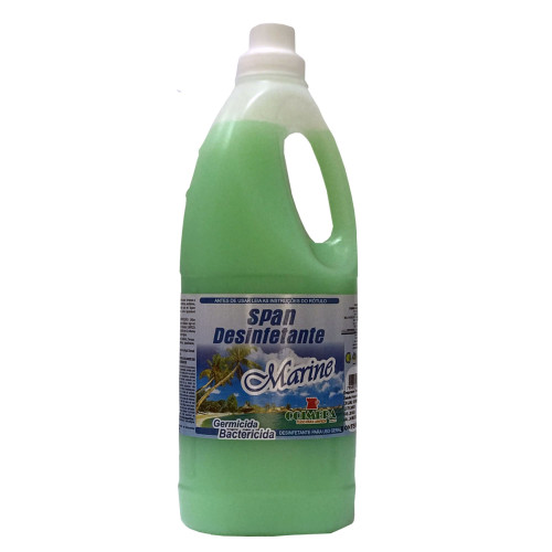 Span Desinfetante Marine 2L preço por litro R$ 7,25