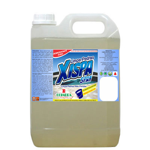 Span Xispa Detergente Desincrustante  Ácido 5L Preço por L R$ 12,60